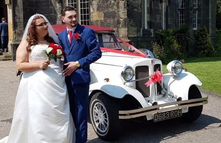 Find A Beauford Tourer White or Silver Vintage Wedding Car